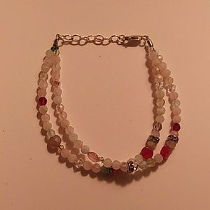 Aquarmarine& beryl bracelet